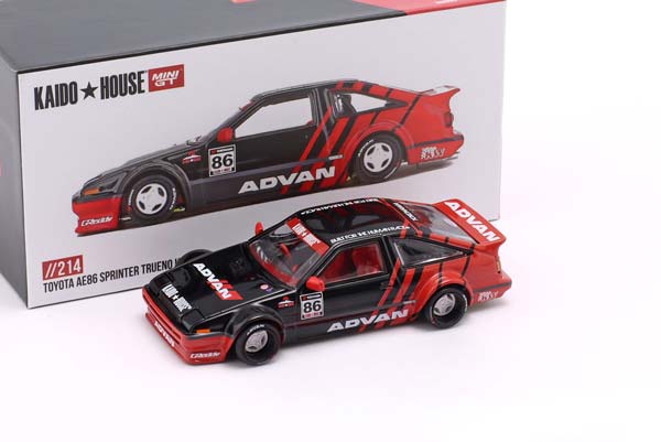TOYOTA AE86 SPRINTER TRUENO KAIDO ADVAN #86 KAIDO HOUSE / ТОЙОТА AE86 СПРИНТЕР ТРУЕНО КАЙДО АДВАН ХУСЕ ЧЕРНЫЙ КРАСНЫЙ — фото 3