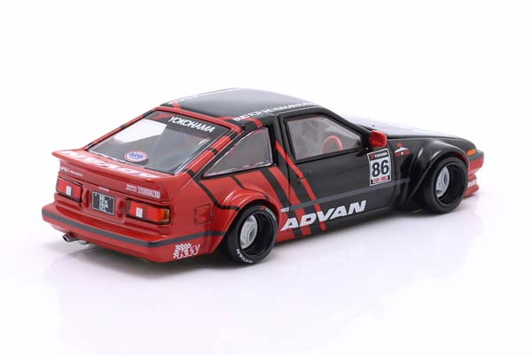 TOYOTA AE86 SPRINTER TRUENO KAIDO ADVAN #86 KAIDO HOUSE / ТОЙОТА AE86 СПРИНТЕР ТРУЕНО КАЙДО АДВАН ХУСЕ ЧЕРНЫЙ КРАСНЫЙ — фото 2