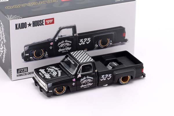 CHEVROLET SILVERADO DUALLY HOT ROD V1 BLACK KAIDO HOUSE / ШЕВРОЛЕ СИЛВЕРАДО ДУАЛЛЙ ХОТ РОД V1 ЧЕРНЫЙ КАЙДО ХУСЕ — фото 3