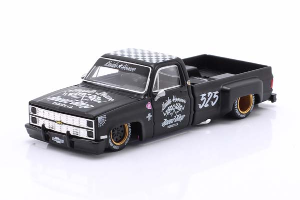 CHEVROLET SILVERADO DUALLY HOT ROD V1 BLACK KAIDO HOUSE / ШЕВРОЛЕ СИЛВЕРАДО ДУАЛЛЙ ХОТ РОД V1 ЧЕРНЫЙ КАЙДО ХУСЕ