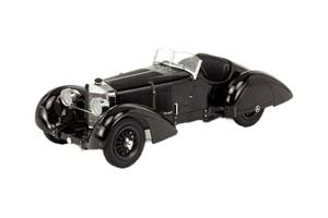 MERCEDES-BENZ SSK ГРАФА TROSSI DER SCHWARZE PRINZ 1930 ЧЕРНЫЙ