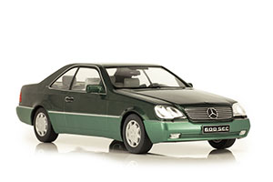 MERCEDES W140 600SEC C140 1993 GREEN METALLIC — фото 12