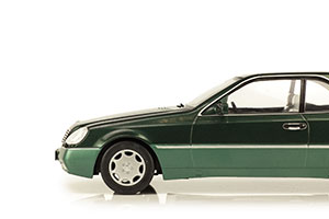 MERCEDES W140 600SEC C140 1993 GREEN METALLIC — фото 14