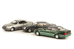 MERCEDES W140 600SEC C140 1993 GREEN METALLIC — фото 17