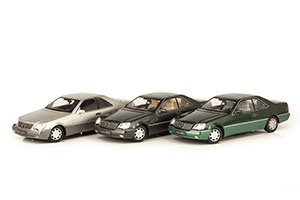MERCEDES W140 600SEC C140 1993 GREEN METALLIC — фото 19