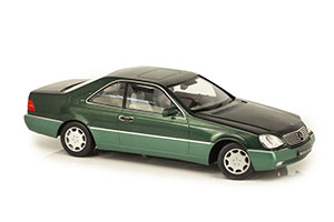 MERCEDES W140 600SEC C140 1993 GREEN METALLIC — фото 7