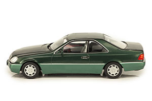 MERCEDES W140 600SEC C140 1993 GREEN METALLIC — фото 10