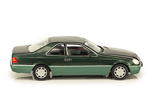 MERCEDES W140 600SEC C140 1993 GREEN METALLIC — фото 11