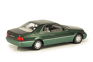 MERCEDES W140 600SEC C140 1993 GREEN METALLIC — фото 2