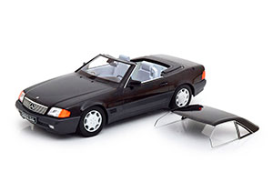 MERCEDES W129 500 SL R129 CONVERTIBLE WITH HARDTOP 1993 BLACK LIMITED EDITION 1250 PCS — фото 3