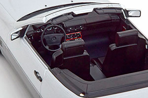 MERCEDES W129 500 SL R129 CONVERTIBLE WITH HARDTOP 1993 SILVER LIMITED EDITION 1000 PCS — фото 4