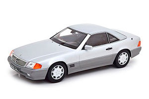 MERCEDES W129 500 SL R129 CONVERTIBLE WITH HARDTOP 1993 SILVER LIMITED EDITION 1000 PCS