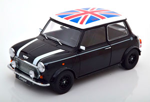 MINI COOPER LHD BLACK WHITE UNION JACK