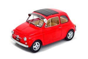 FIAT 500 F CUSTOM WITH REMOVABLE SOFTTOP 1968 RED