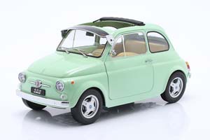 FIAT 500 F CUSTOM WITH REMOVABLE SOFTTOP 1968 MINT GREEN