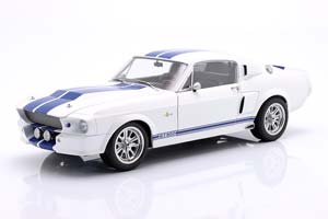 FORD MUSTANG SHELBY GT500 1967 WHITE/BLUE