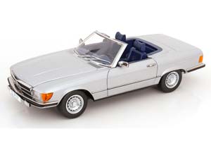 MERCEDES 450 SL R107 WITH REMOVABLE SOFTTOP 1985 SILVER