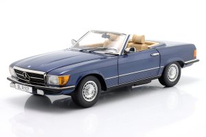 MERCEDES-BENZ 450SL (R107) EU VERSION 1985 BLUE METALLIC / МЕРСЕДЕС-БЕНЦ 450SL R107 ЕУ СИНИЙ МЕТАЛЛИК