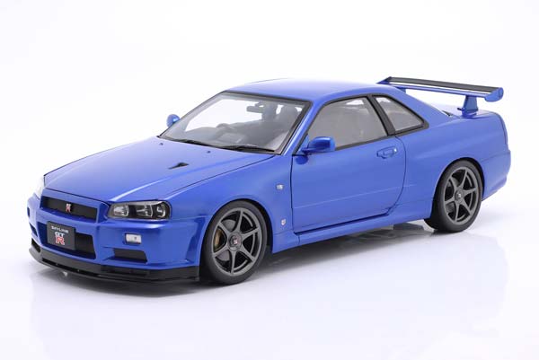 NISSAN SKYLINE GT-R (R34) V-SPEC II OEM RIMS 2001 BLUE METALLIC / НИССАН СКАЙЛАЙН ГТ-Р R34 В-СПЕК 2 ОЕМ ДИСКИ СИНИЙ МЕТАЛЛИК