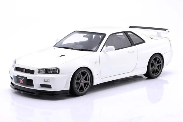 NISSAN SKYLINE GT-R (R34) V-SPEC II OEM RIMS 2001 WHITE / НИССАН СКАЙЛАЙН ГТ-Р R34 В-СПЕК 2 ОЕМ ДИСКИ БЕЛЫЙ