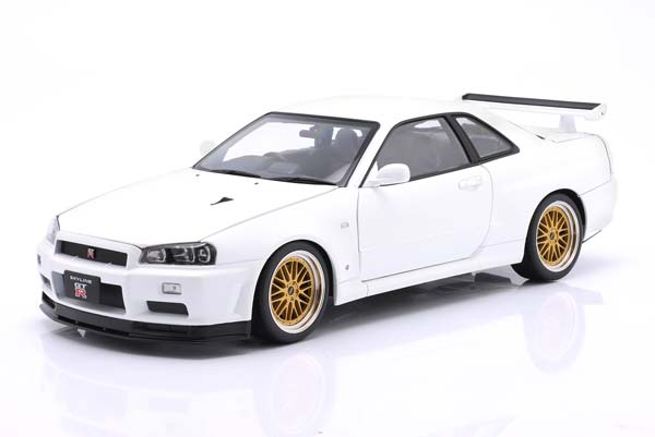 NISSAN SKYLINE GT-R (R34) V-SPEC II BBS RIMS 2001 WHITE / НИССАН СКАЙЛАЙН ГТ-Р R34 В-СПЕК 2 ББС ДИСКИ БЕЛЫЙ