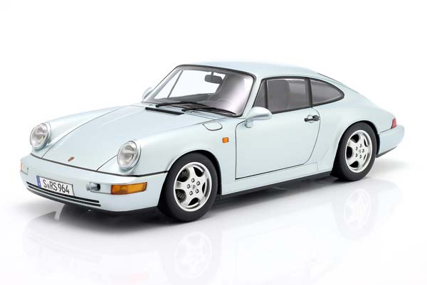 PORSCHE 911 (964) RS WITH CUP RIMS YEAR 1992 POLAR SILVER / ПОРШЕ 911 964 RS КУП ДИСКИ ПОЛЯРНО-СЕРЕБРИСТЫЙ