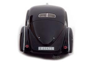 MERCEDES W24 540K AUTOBAHN COURIER 1938 BLACK / МЕРСЕДЕС АВТОБАН КУРЬЕР ЧЕРНЫЙ — фото 5
