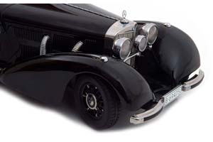 MERCEDES W24 540K AUTOBAHN COURIER 1938 BLACK / МЕРСЕДЕС АВТОБАН КУРЬЕР ЧЕРНЫЙ — фото 7