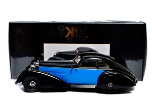 MERCEDES W24 540K AUTOBAHN COURIER 1938 BLUE / МЕРСЕДЕС АВТОБАН КУРЬЕР СИНЕ-ЧЕРНЫЙ — фото 4