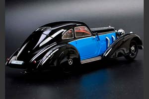 MERCEDES W24 540K AUTOBAHN COURIER 1938 BLUE / МЕРСЕДЕС АВТОБАН КУРЬЕР СИНЕ-ЧЕРНЫЙ — фото 6