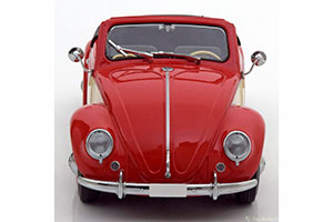 VW VOLKSWAGEN 1200 HEBMULLER CONVERTIBLE WITH REMOVABLE SOFTTOP 1949 RED CREME LIMITED EDITION 2000 PCS — фото 7