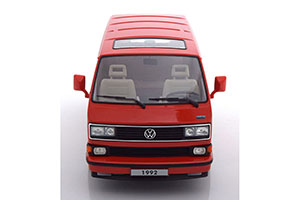 VW VOLKSWAGEN T3 MULTIVAN MINIBUS 1992 RED METALLIC LIMITED EDITION 1250 PCS — фото 3