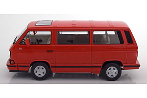 VW VOLKSWAGEN T3 MULTIVAN MINIBUS 1992 RED METALLIC LIMITED EDITION 1250 PCS — фото 5