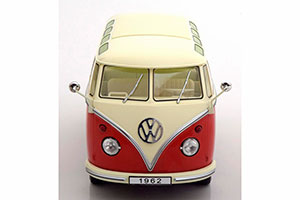 VW VOLKSWAGEN BULLI T1 SAMBA 1962 RED CREME LIMITED EDITION 750 PCS — фото 5