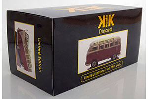 VW VOLKSWAGEN BULLI T1 SAMBA 1962 RED CREME LIMITED EDITION 750 PCS — фото 7