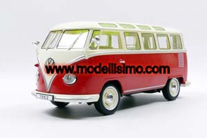 VW VOLKSWAGEN BULLI T1 SAMBA 1962 RED CREME LIMITED EDITION 750 PCS — фото 9