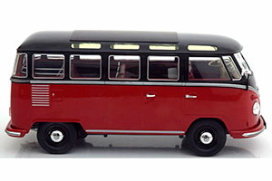 VW VOLKSWAGEN BULLI T1 SAMBA 1962 RED BLACK LIMITED EDITION 1500 PCS — фото 4