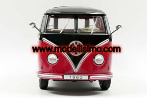 VW VOLKSWAGEN BULLI T1 SAMBA 1962 RED BLACK LIMITED EDITION 1500 PCS — фото 8