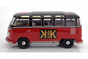 VW VOLKSWAGEN BULLI T1 SAMBA TOY FAIR NUERNBERG 2019 RED BLACK LIMITED EDITION 100 PCS — фото 3