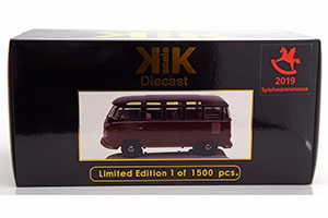 VW VOLKSWAGEN BULLI T1 SAMBA TOY FAIR NUERNBERG 2019 RED BLACK LIMITED EDITION 100 PCS — фото 5