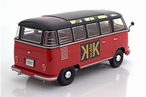 VW VOLKSWAGEN BULLI T1 SAMBA TOY FAIR NUERNBERG 2019 RED BLACK LIMITED EDITION 100 PCS — фото 2