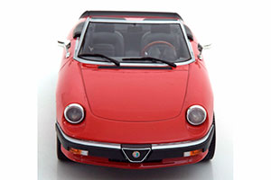 ALFA ROMEO SPIDER 3 SERIE 1 WITH REMOVABLE SOFTTOP 1983 RED LIMITED EDITION 1250 PCS — фото 4