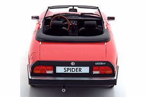 ALFA ROMEO SPIDER 3 SERIE 1 WITH REMOVABLE SOFTTOP 1983 RED LIMITED EDITION 1250 PCS — фото 5