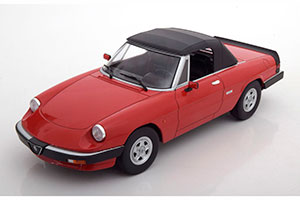 ALFA ROMEO SPIDER 3 SERIE 2 WITH REMOVABLE SOFTTOP 1986 RED LIMITED EDITION 1500 PCS — фото 3