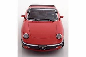 ALFA ROMEO SPIDER 3 SERIE 2 WITH REMOVABLE SOFTTOP 1986 RED LIMITED EDITION 1500 PCS — фото 4