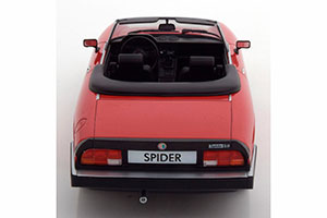 ALFA ROMEO SPIDER 3 SERIE 2 WITH REMOVABLE SOFTTOP 1986 RED LIMITED EDITION 1500 PCS — фото 5