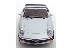 ALFA ROMEO SPIDER 3 SERIE 2 WITH REMOVABLE SOFTTOP 1986 SILVER LIMITED EDITION 500 PCS — фото 4