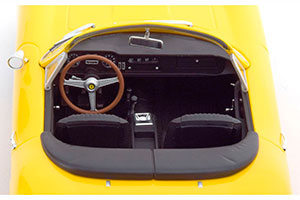 FERRARI 275 GTB/4 NART SPYDER WITH ALLOY RIMS 1967 YELLOW LIMITED EDITION 250 PCS — фото 4