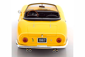 FERRARI 275 GTB/4 NART SPYDER WITH ALLOY RIMS 1967 YELLOW LIMITED EDITION 250 PCS — фото 6