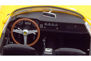 FERRARI 275 GTB/4 NART SPYDER WITH SPOKE RIMS 1967 YELLOW LIMITED EDITION 500 PCS — фото 3